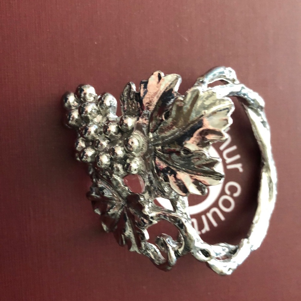 Silver plated napkin rings